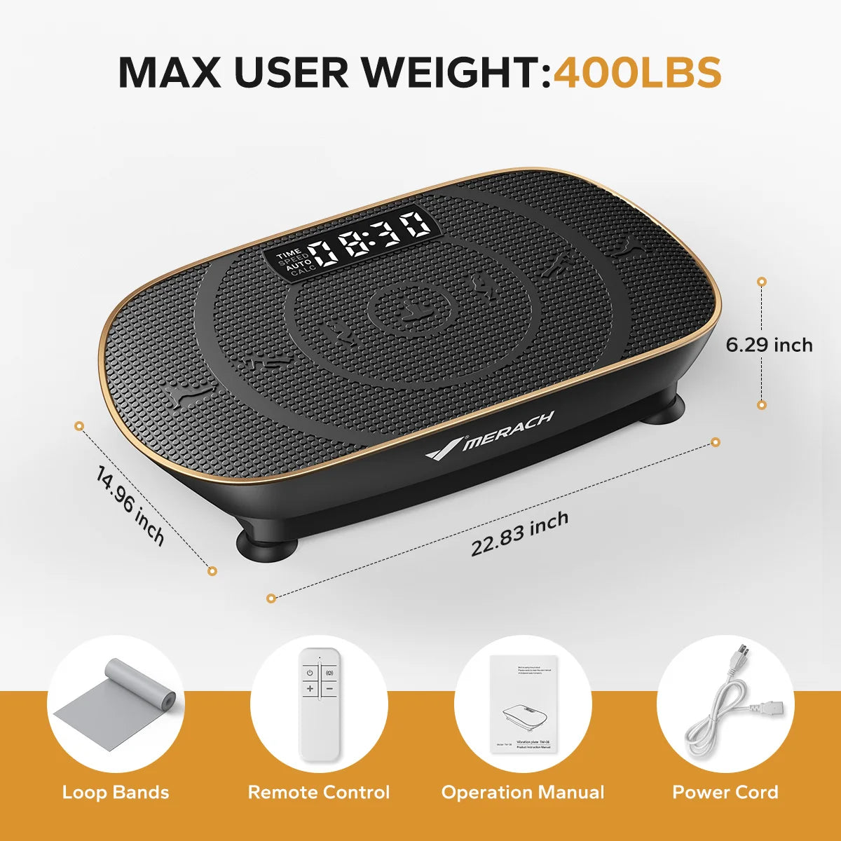 MERACH Vibration Plate for Whole Body Workout
