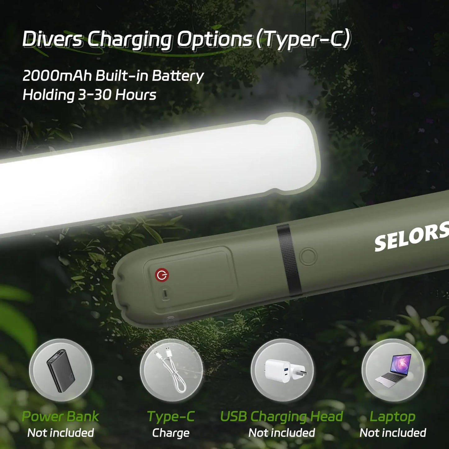 Selorss Rechargeable Portable Camping Lantern