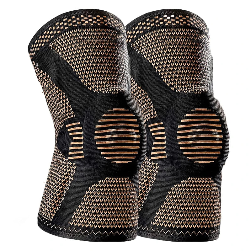 Orthopedic Knee Brace Support Copper Nylon Patella Protector