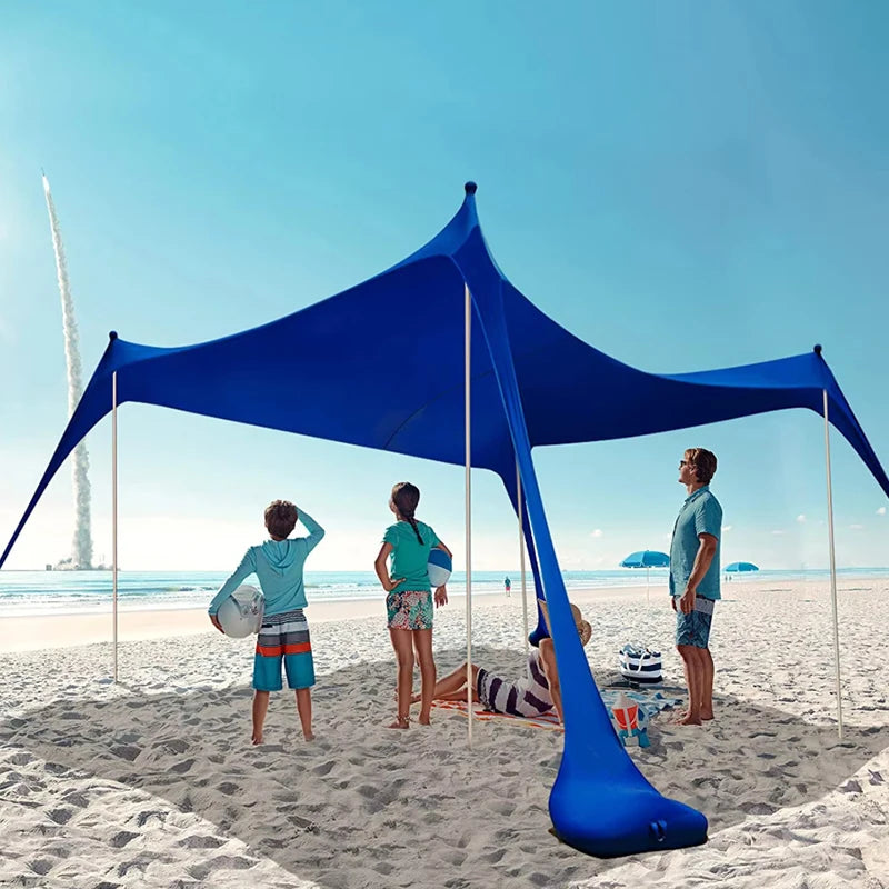 Portable Family Canopy Tent for Outdoor Camping and Beach