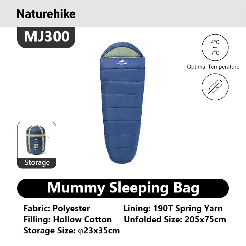 Naturehike Mummy Sleeping Bag Ultra Winter Warm for Adults