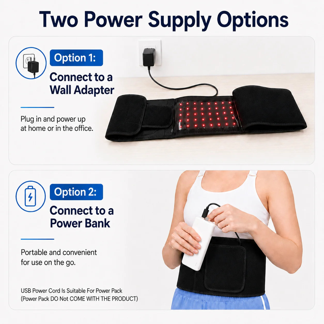 Red Light Therapy Belt 660nm 850nm Near Infrared