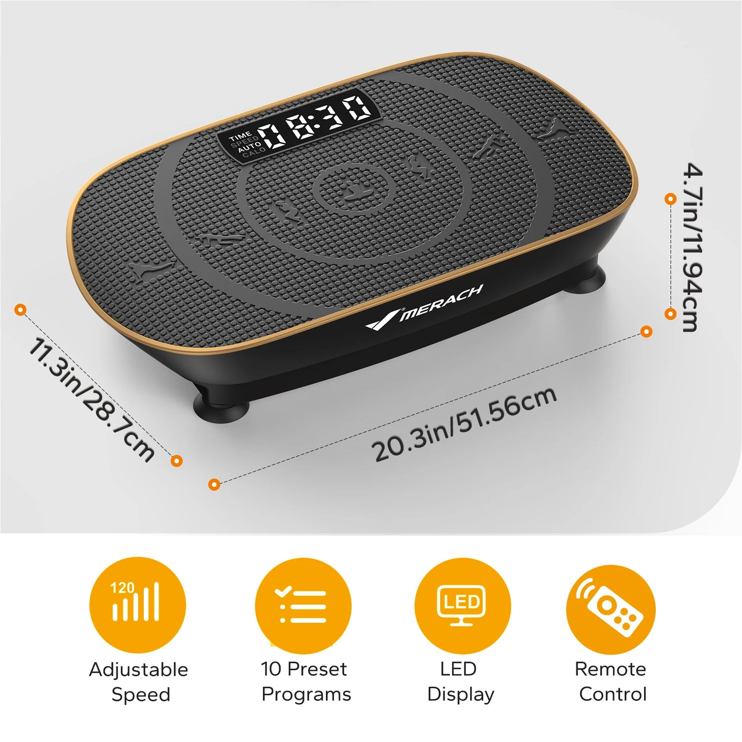 MERACH Vibration Plate for Whole Body Workout