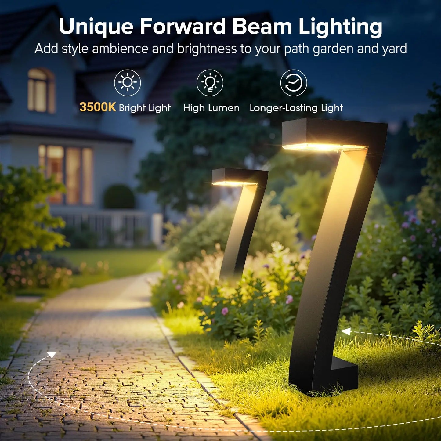 Solar LED Outdoor Pathway Garden Lights