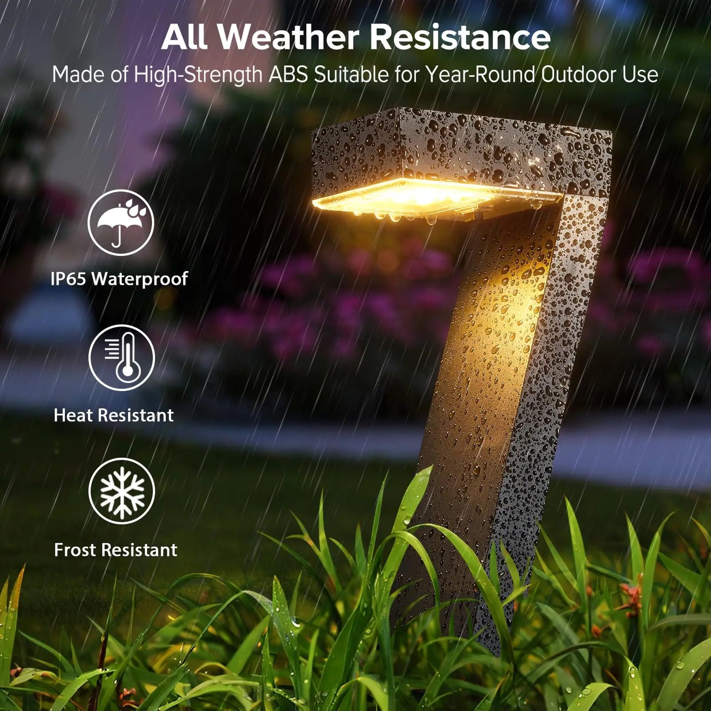 Solar LED Outdoor Pathway Garden Lights