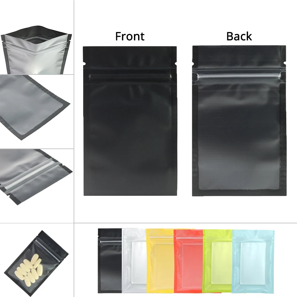 VoluPack Resealable Zip Lock Food Bags With Window