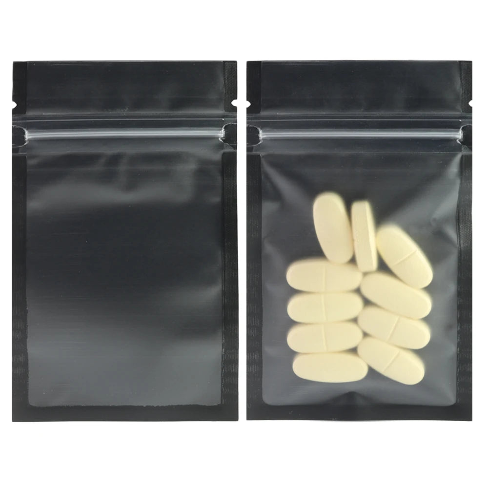 VoluPack Resealable Zip Lock Food Bags With Window