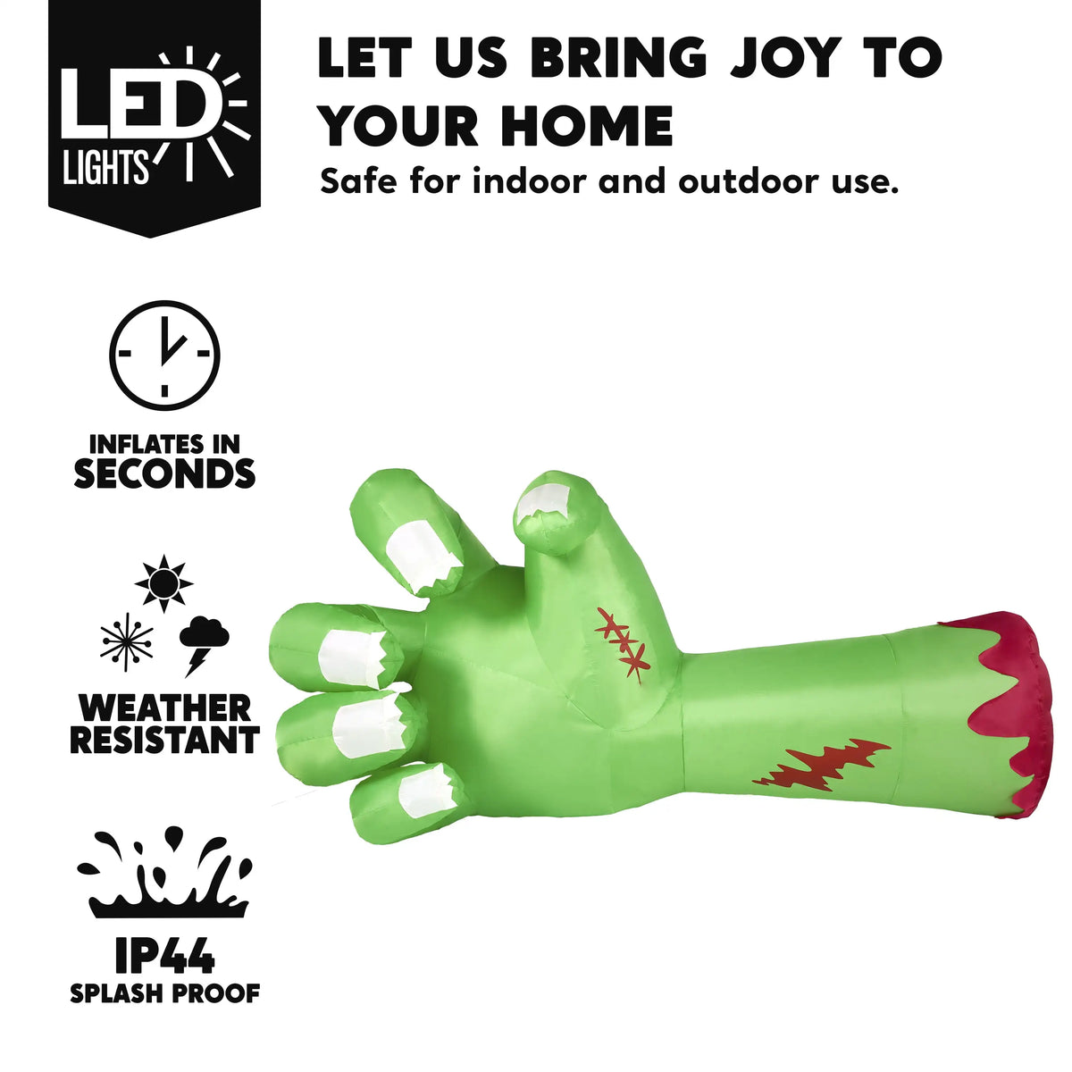 Joyfy Giant Zombie Arm Halloween Outdoor Inflatable