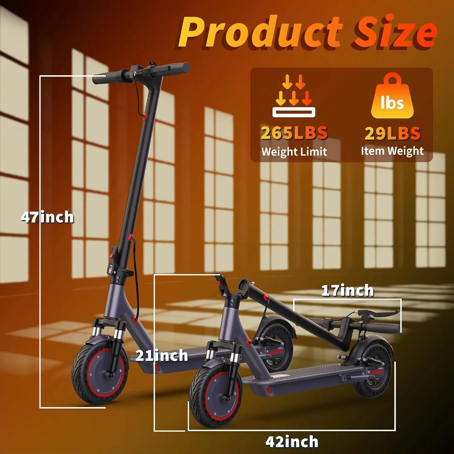 Electric Scooter With Foldable Design And App Control