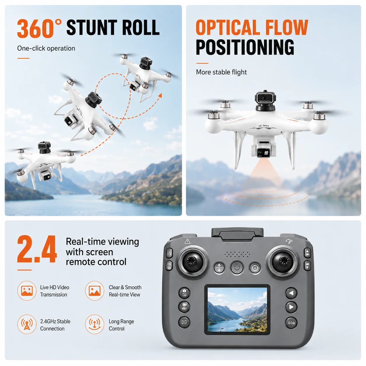 ZNLYRION S116 RC Drone With Dual Lens And Wifi