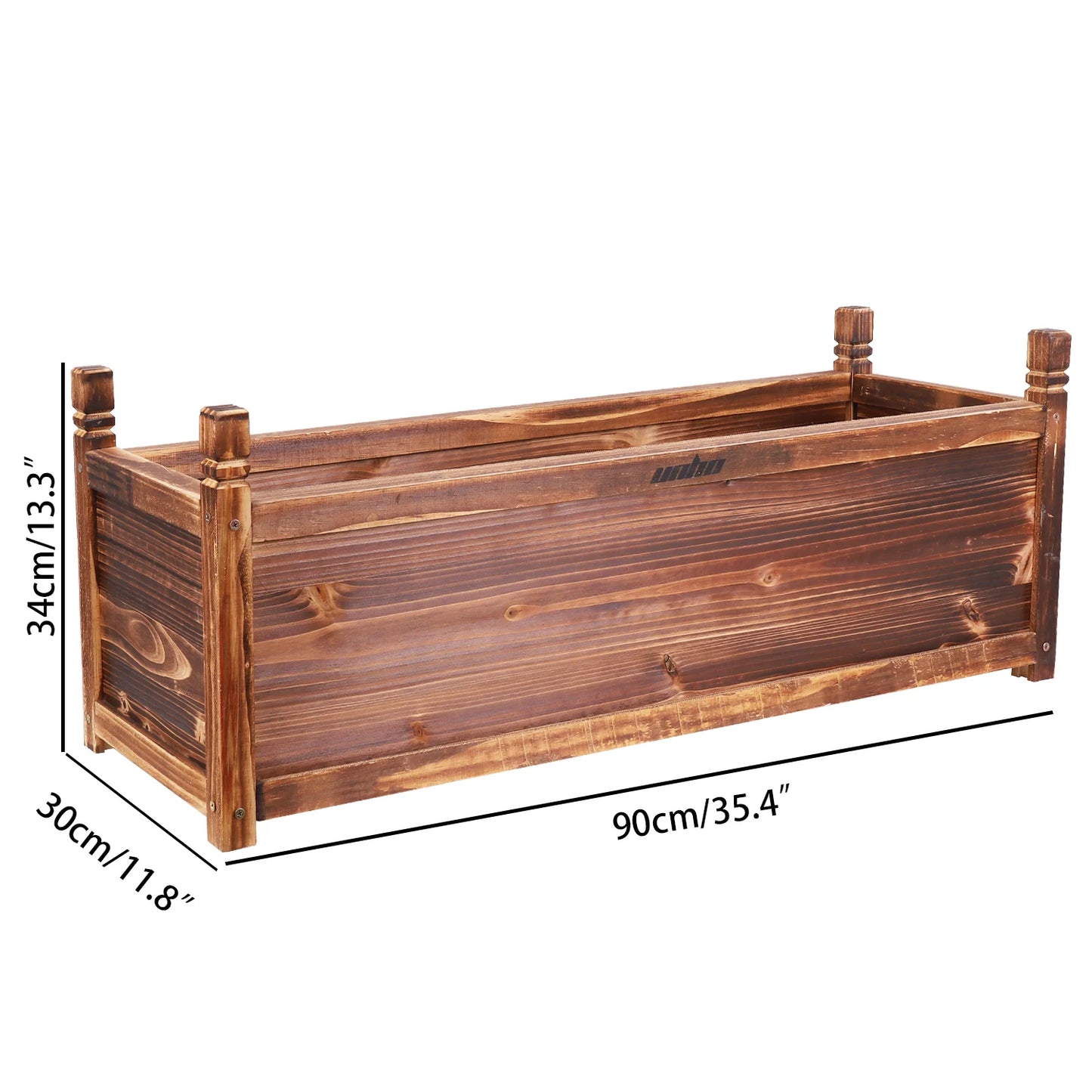 Wooden Raised Flower Bed Planter For Indoor Outdoor Use