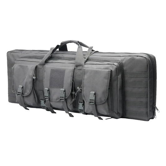 LQARMY Tactical Double Rifle Case With MOLLE Bag