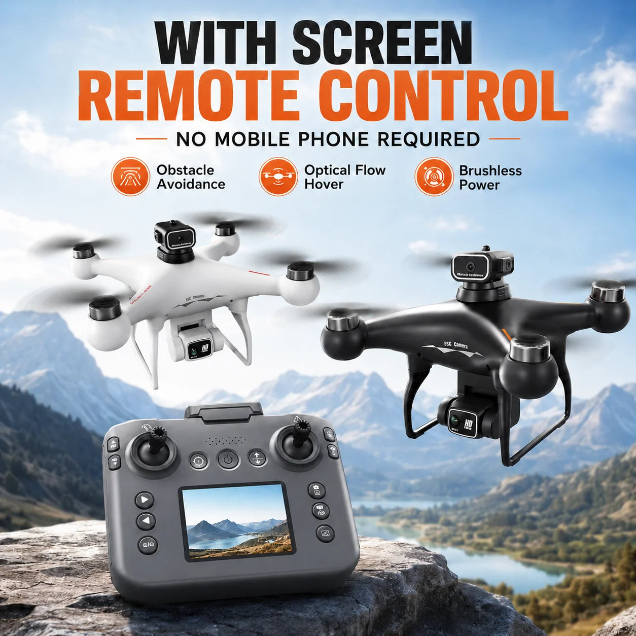 ZNLYRION S116 RC Drone With Dual Lens And Wifi