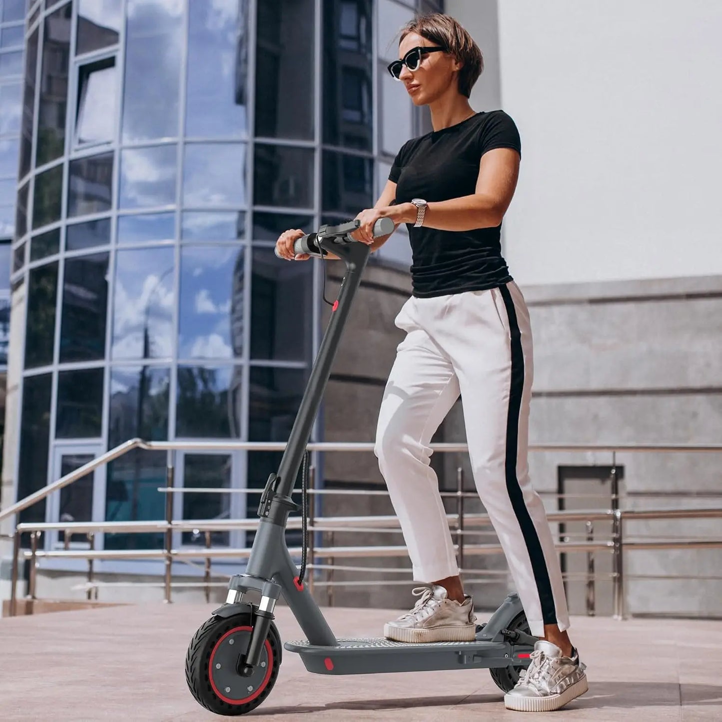 Electric Scooter With Foldable Design And App Control