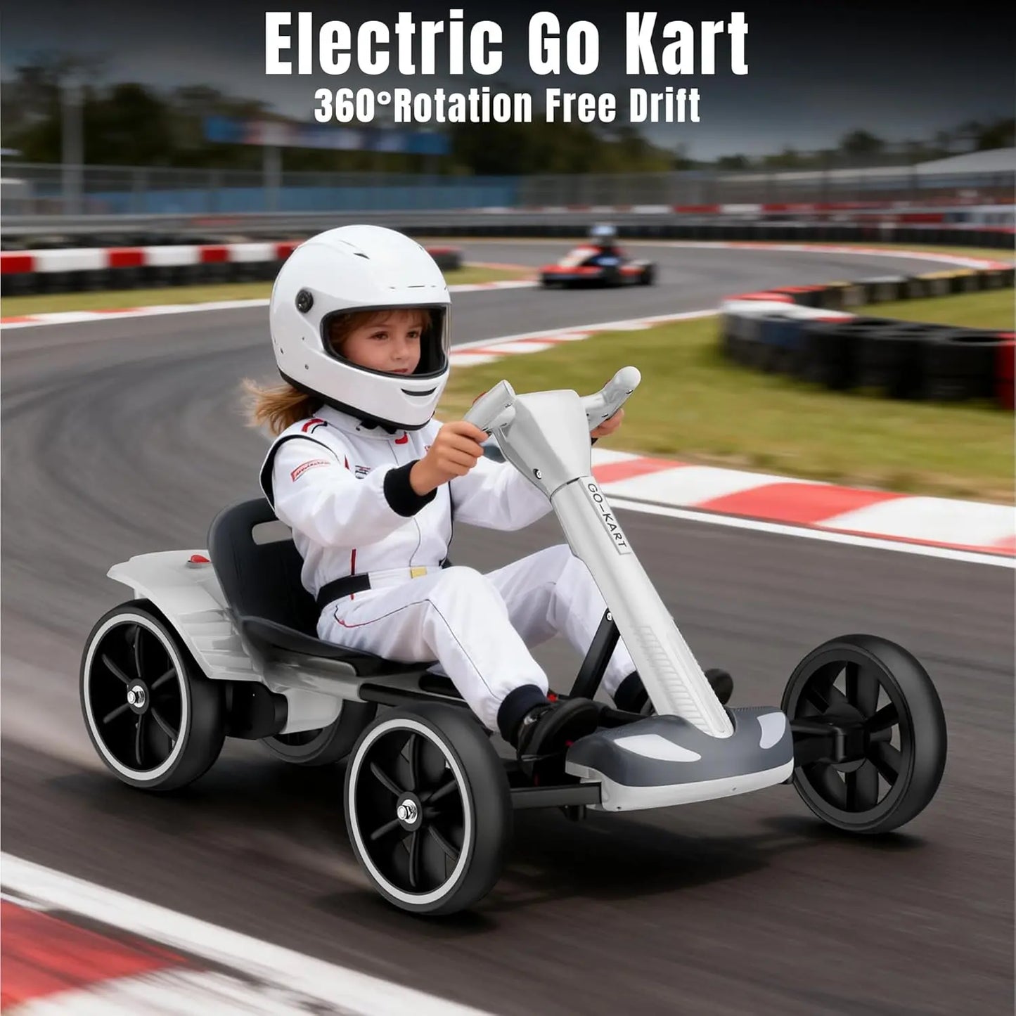 Electric Go Kart With Bluetooth Four Wheels Foldable