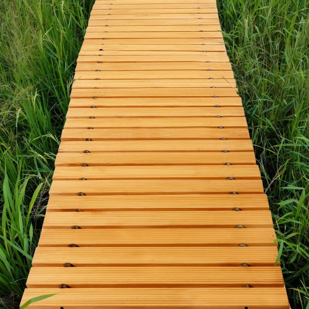 Wooden Garden Pathway Roll For Outdoor Walkway