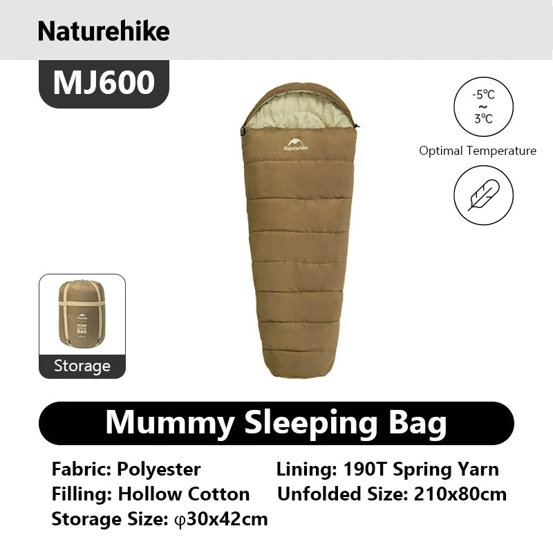 Naturehike Mummy Sleeping Bag Ultra Winter Warm for Adults