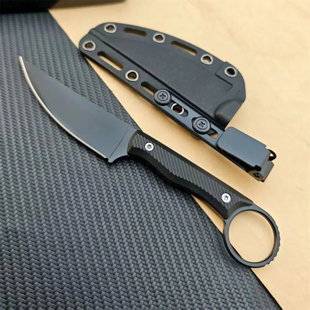 DIY Fixed Blade Outdoor Hunting Knife With Kydex Sheath