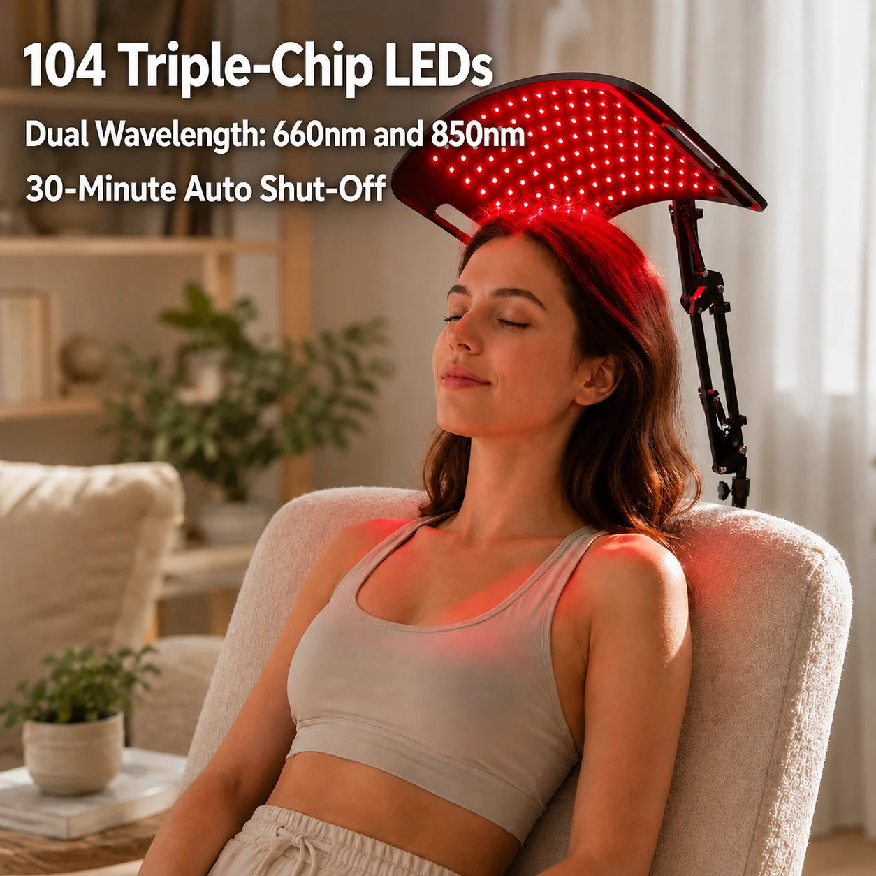 Near Infrared Red Light Panel For Face And Body