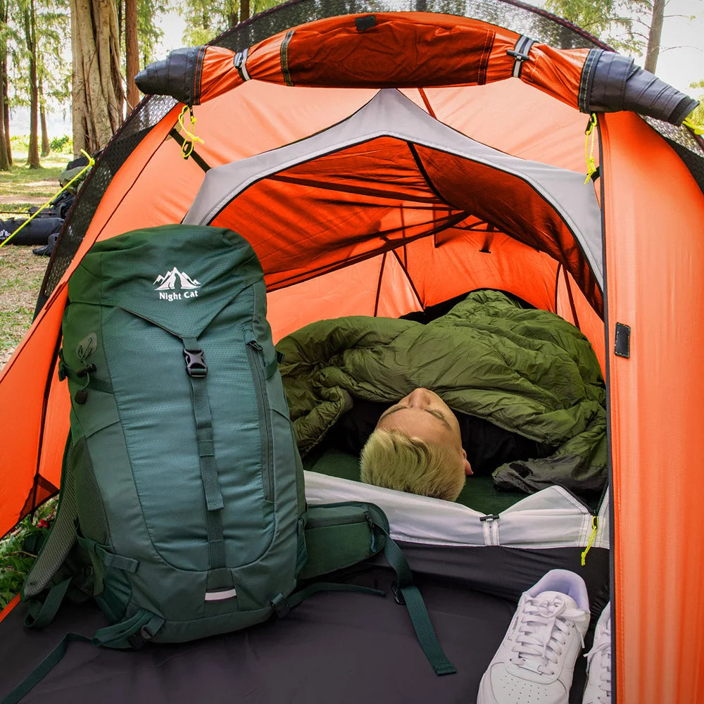Night Cat Ultralight Backpacking Tunnel Tent Waterproof
