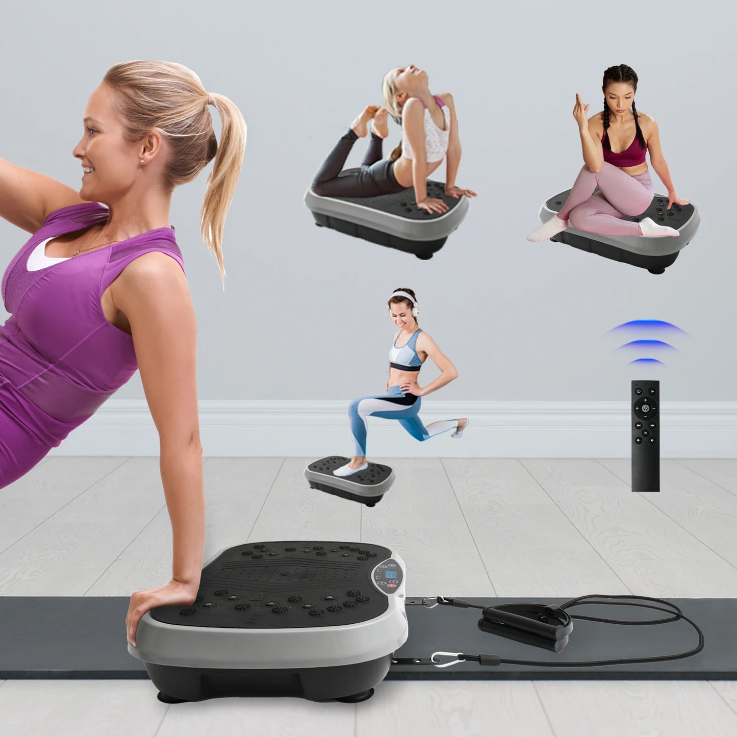 Vibration Plate Exercise Machine For Home Fitness