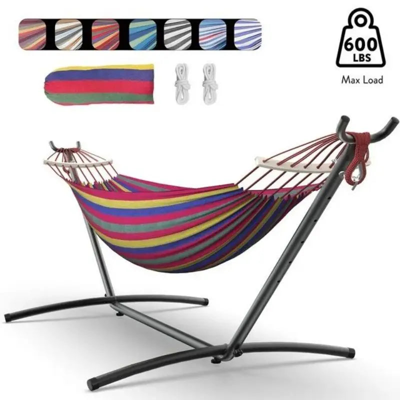 Gyroor 600 Lb Capacity Adjustable Hammock Stand, Outdoor