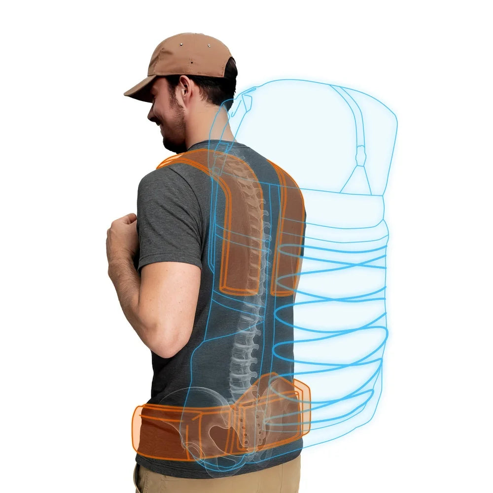 Night Cat Roll Top Hiking Backpack with Rain Cover
