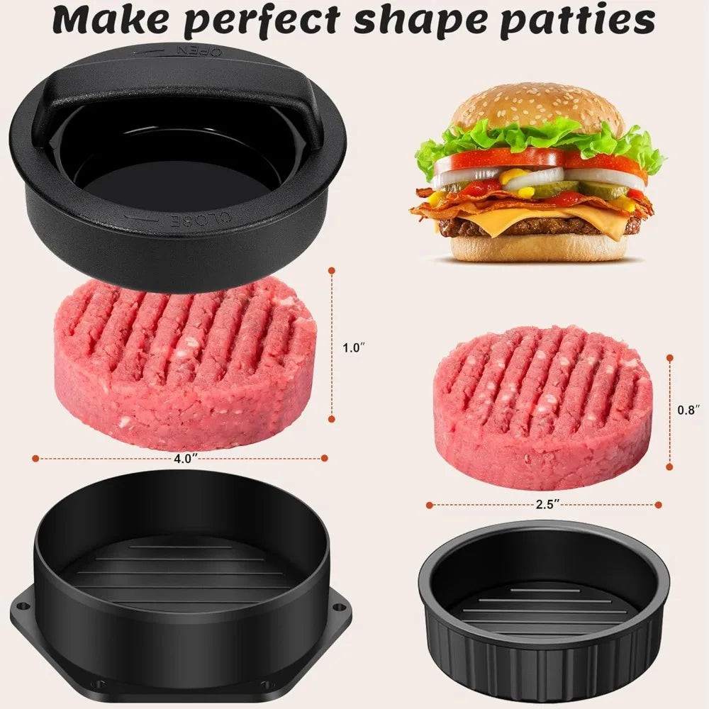 NBVCX 27-Piece Griddle Tool Kit With Spatula And Patty Maker