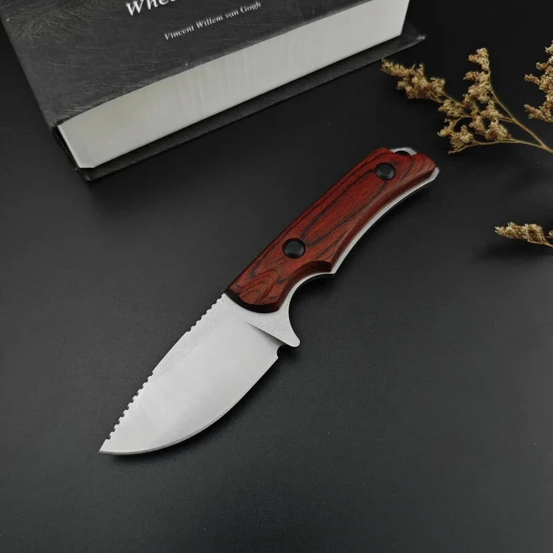 G10 Handle Stainless Steel Fixed Blade Outdoor EDC Knife