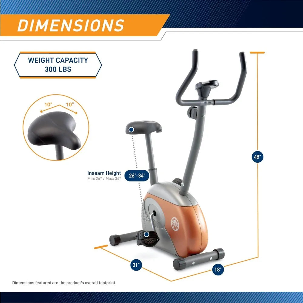 YTYIN Exercise Bike With Adjustable Magnetic Resistance