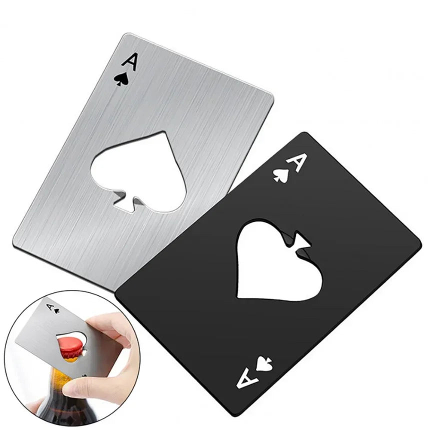 Stainless Steel Credit Card Bottle Can Opener