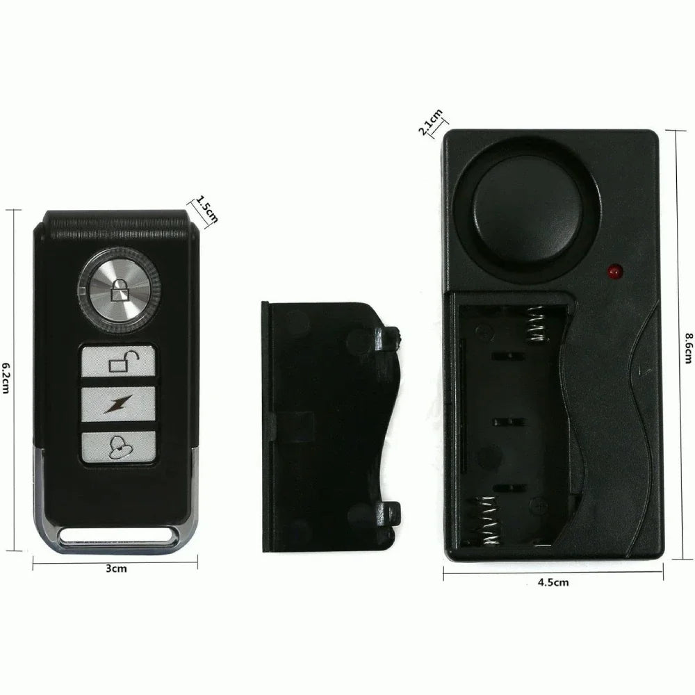 WSDCAM 110dB Anti-Theft Vibration Alarm For Motorcycles