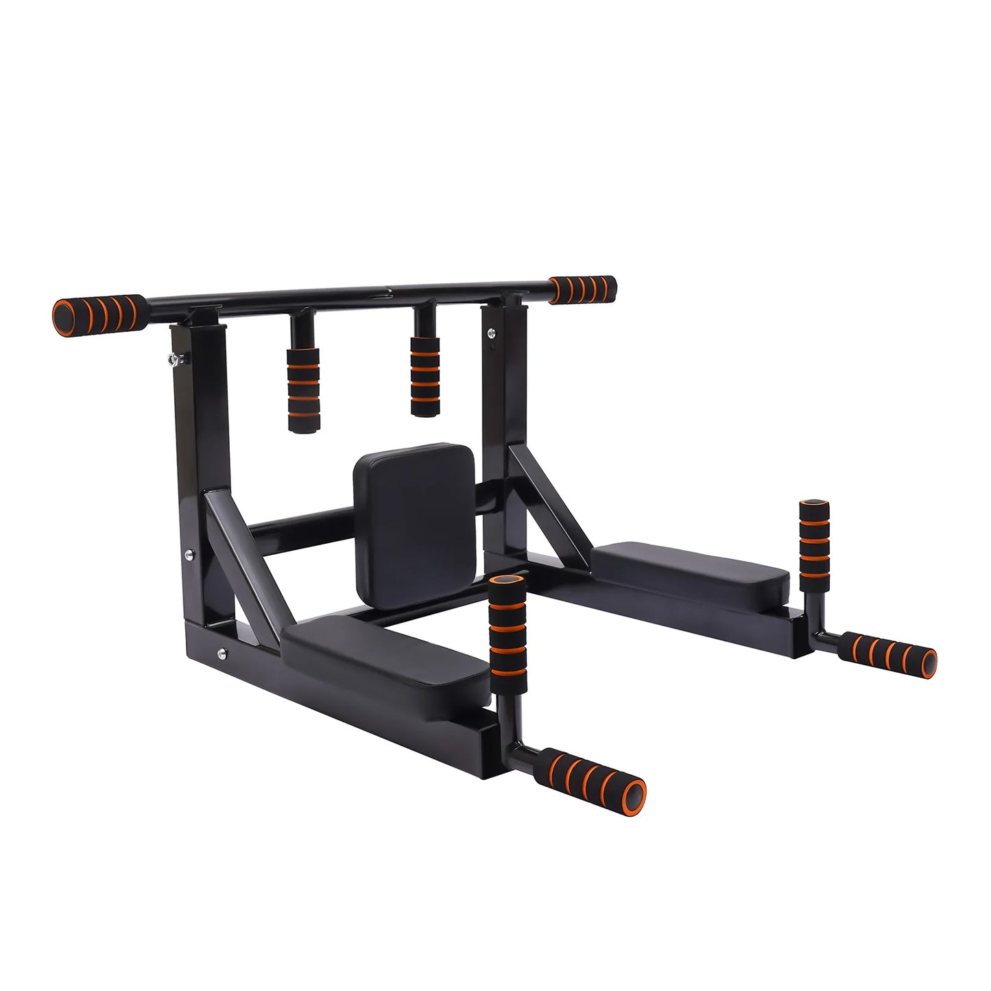 Wall Mounted Pull Up Bar Dip Stand For Home Gym