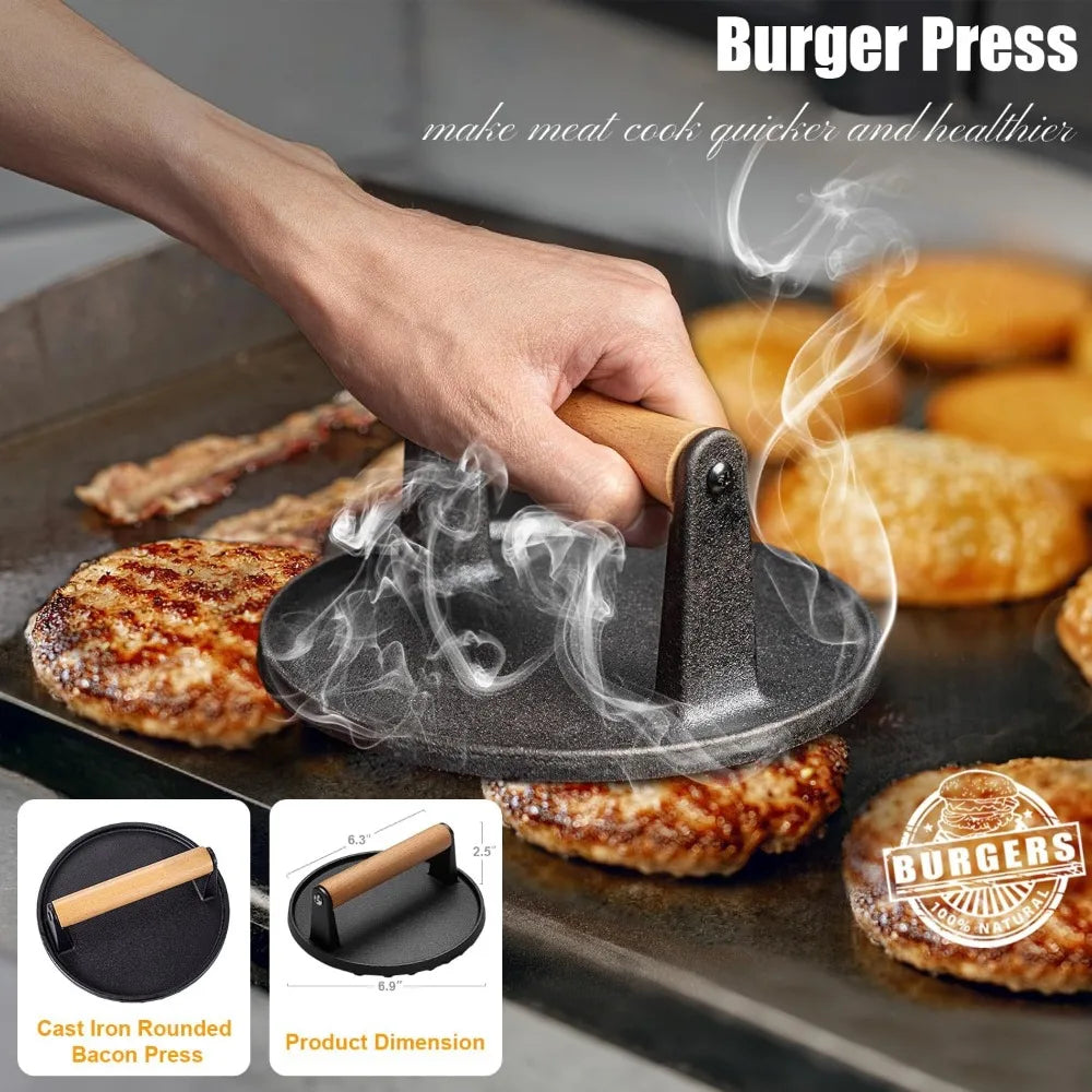 NBVCX 27-Piece Griddle Tool Kit With Spatula And Patty Maker