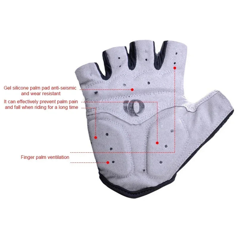 Gel Half Finger Cycling Gloves For Men