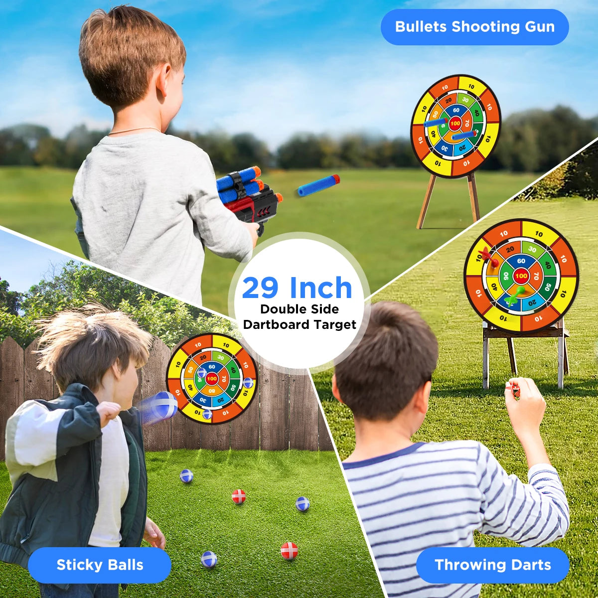 VATOS Bow Arrow Toy For Kids Archery Target Games