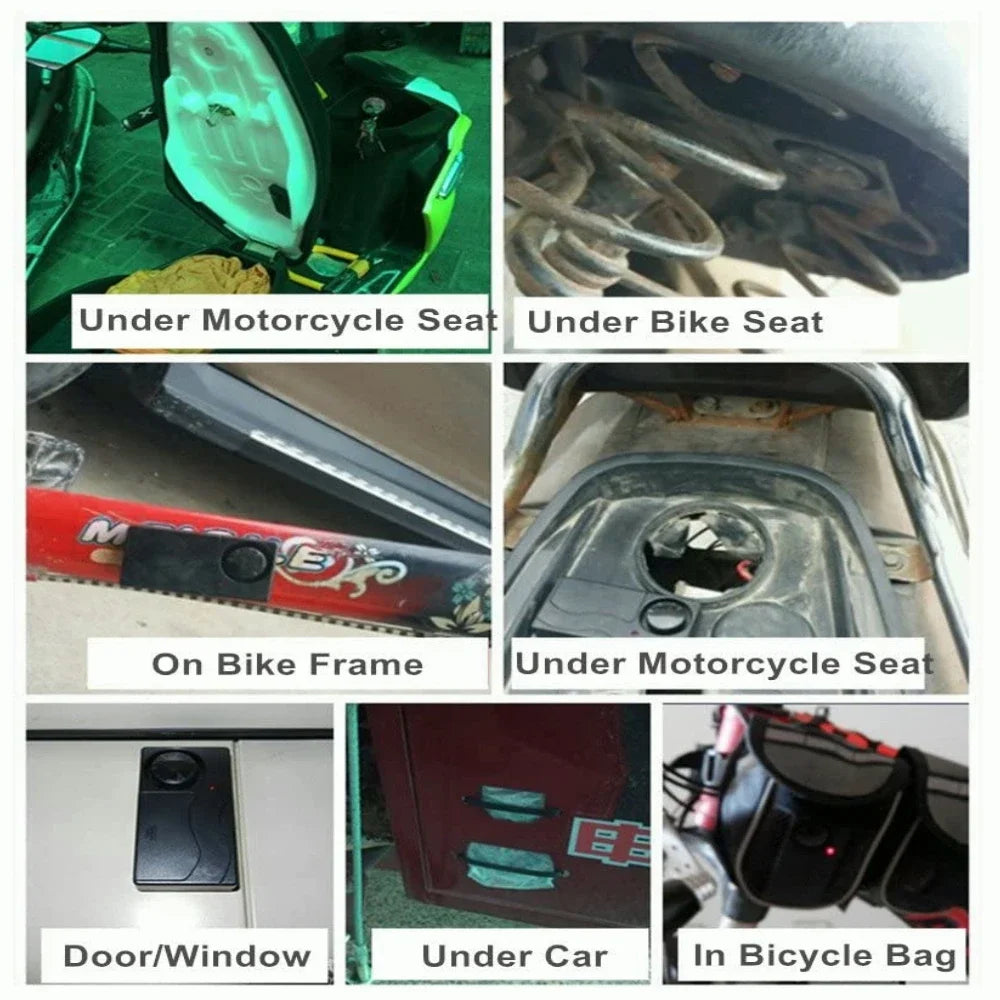 WSDCAM 110dB Anti-Theft Vibration Alarm For Motorcycles