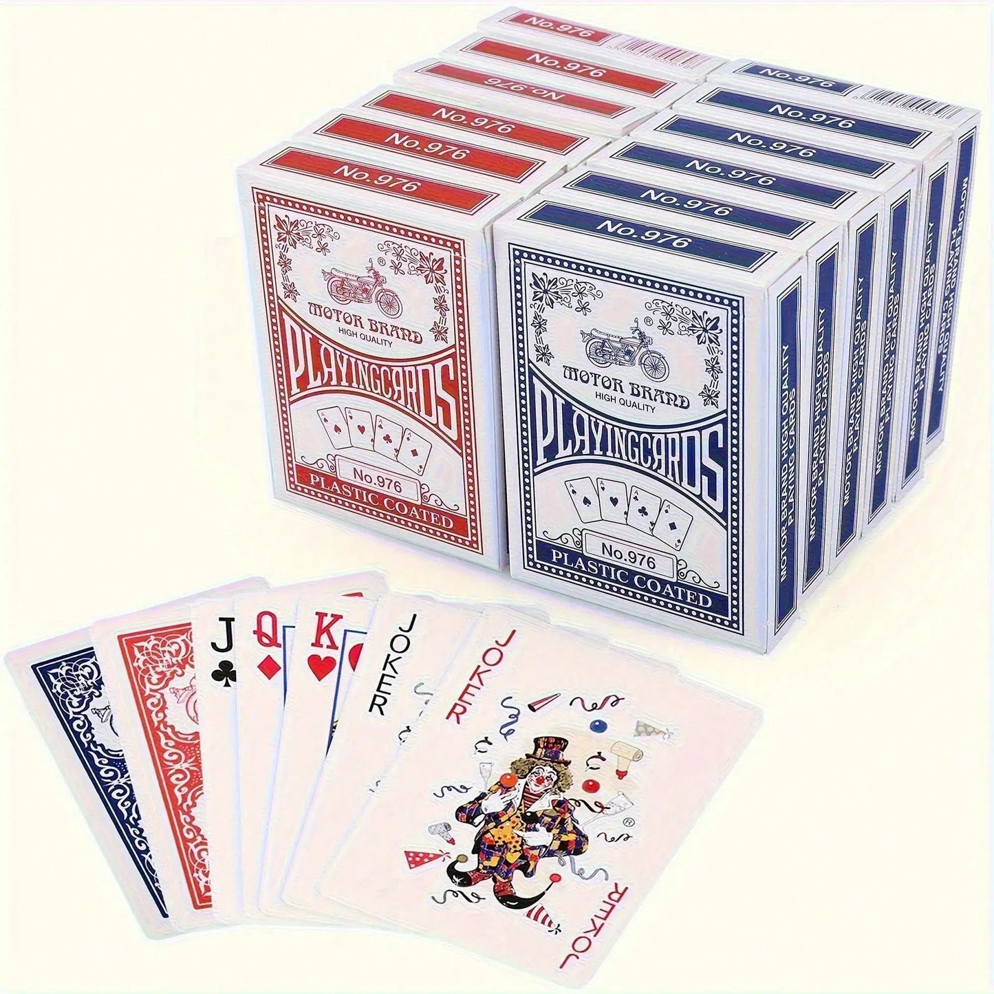 54 Standard Playing Cards Laminated Deck For Adults