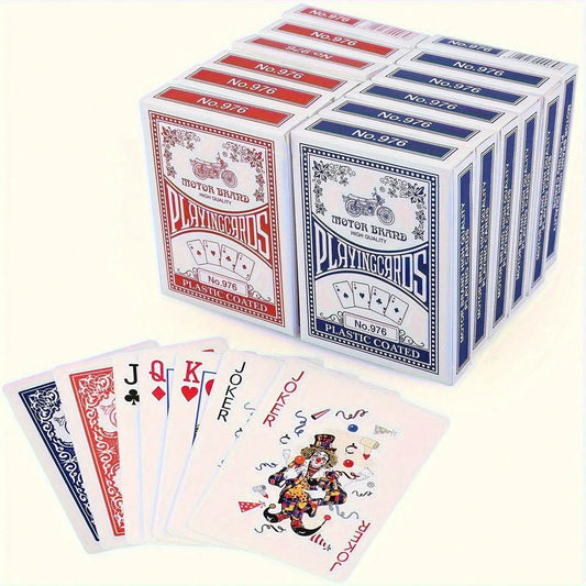 54 Standard Playing Cards Laminated Deck For Adults