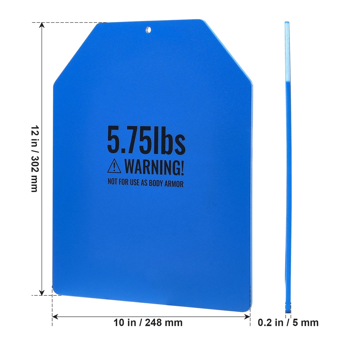 Weighted Vest Plates 19.75 Lb Premium Steel Contoured Fit