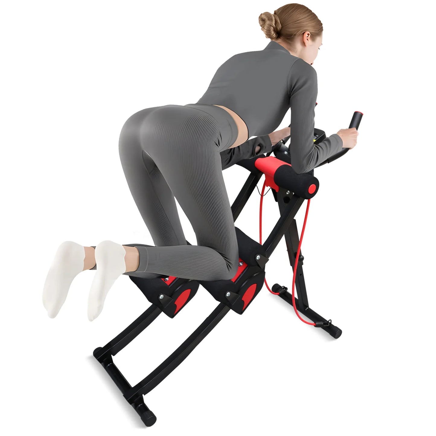 Foldable Abs Exercise Machine With Adjustable Core Trainer