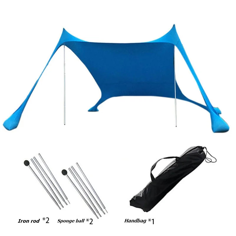 Portable Family Canopy Tent for Outdoor Camping and Beach