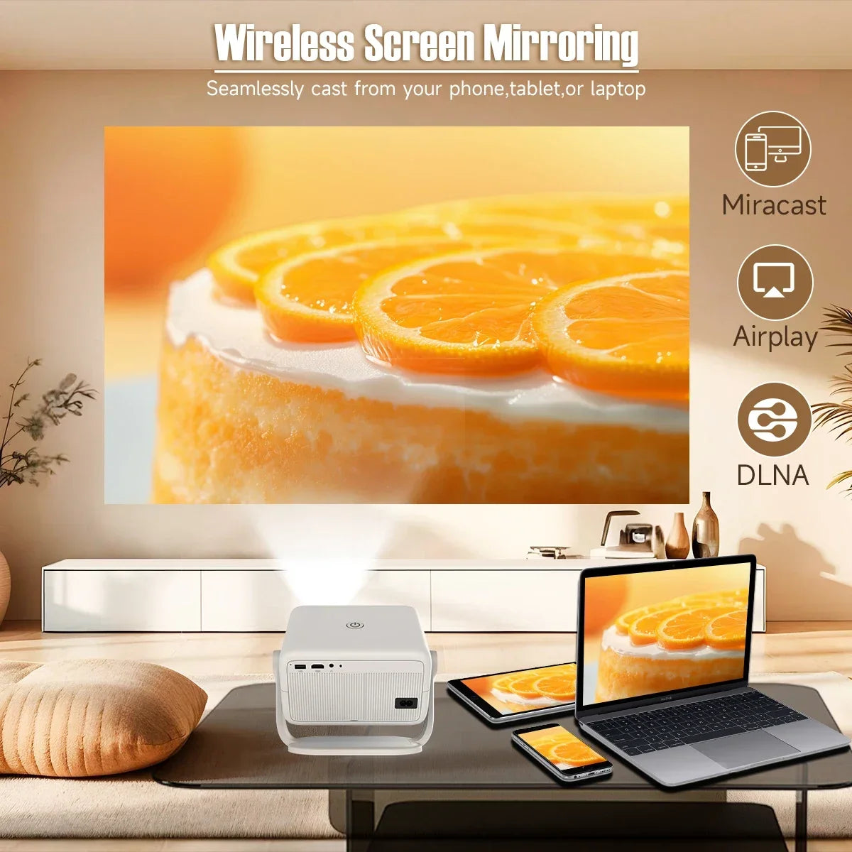 Magcubic 650ANSI L018 1080P Auto Focus Android Projector
