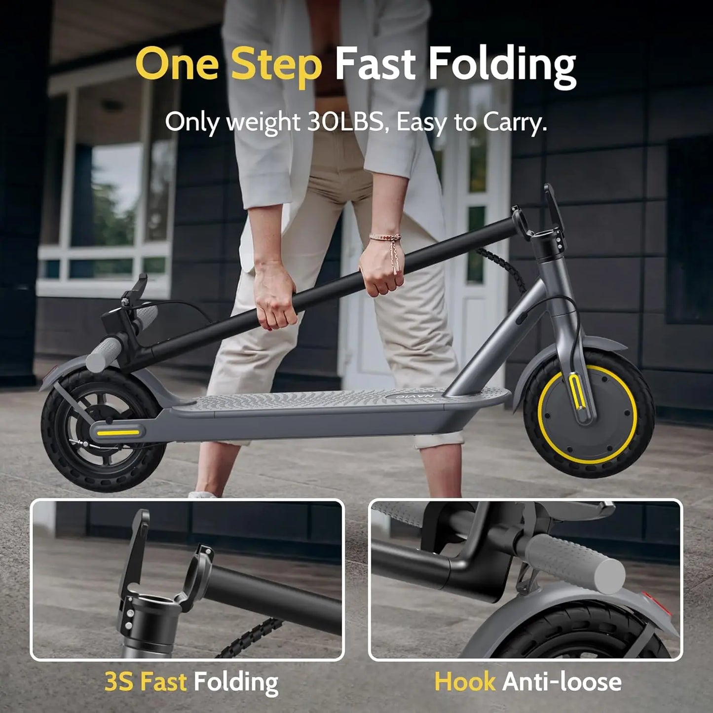Navic T5 Electric Scooter 350W 19MPH