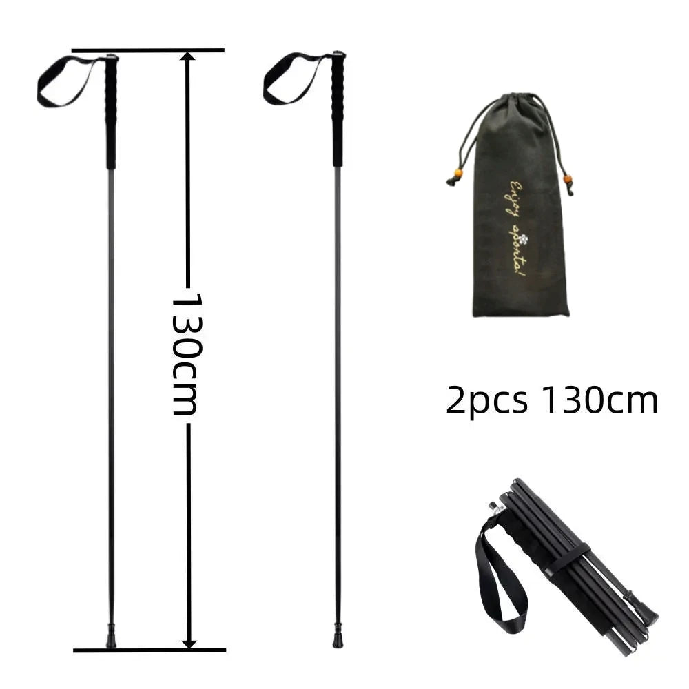 Ultra Light Foldable Carbon Fiber Trekking Poles