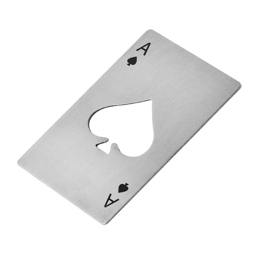 Stainless Steel Credit Card Bottle Can Opener