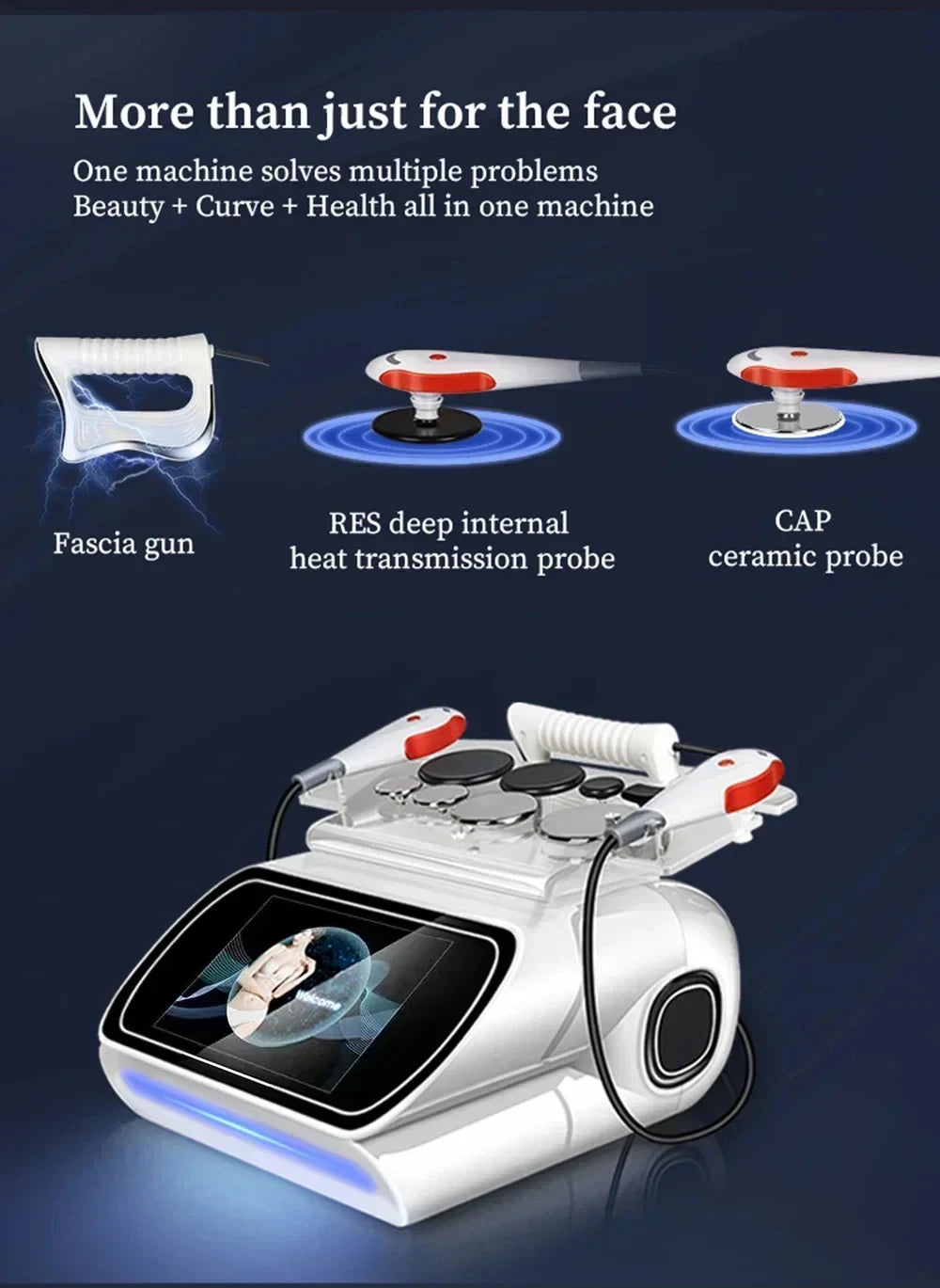 XHUODADA Portable RET CET Diathermy Body Slimming Machine