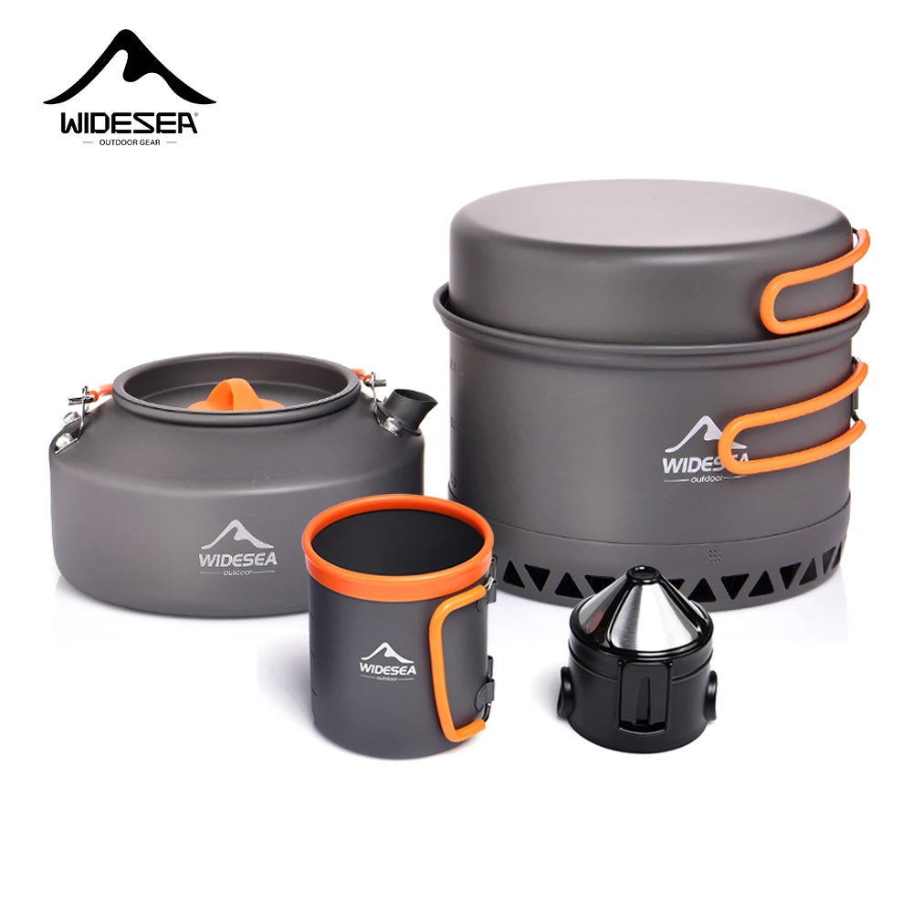 Widesea Camping Cookware Set Outdoor Tableware Kit