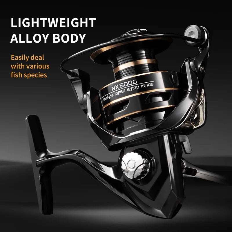 Jbarzaillai Spinning Reel Metal Cup 10kg Drag Power