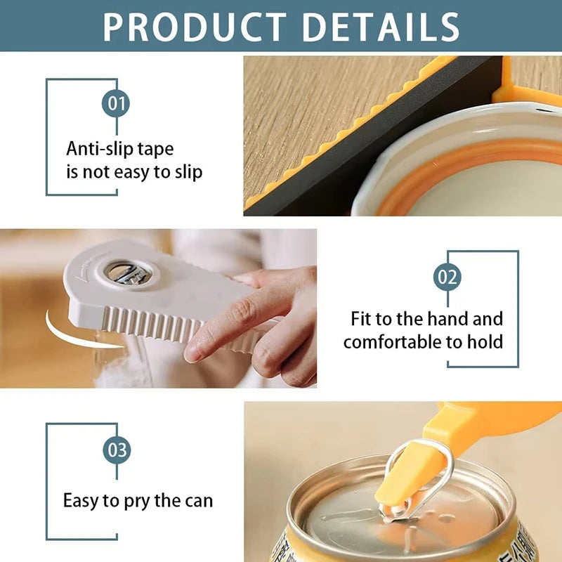 Multifunctional Stainless Steel Can Bottle Opener